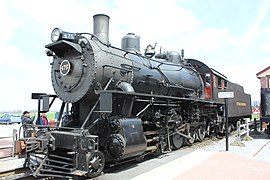 No. 475 running around the train in April 2014