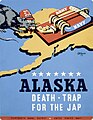 Image 17Propaganda poster, World War II, depicting Alaska as a death trap for Japan. (from History of Alaska)