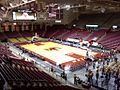 Conte Forum before a BC basketball game.