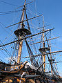 HMS Victory's mast and rigging