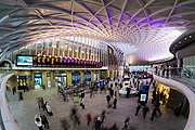 イギリス・ロンドンのキングス・クロス駅の西コンコース