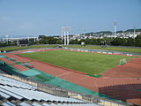 静岡県草薙総合運動場陸上競技場（2013年8月）