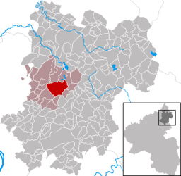 Läget för Maxsain i Westerwaldkreis