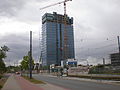 The Skyscraper Weser Tower was built 2007-2009 and designed by Helmut Jahn