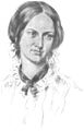 Charlotte Brontë in 1850 geboren op 21 april 1816