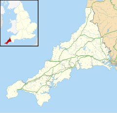 Ponsanooth is located in Cornwall