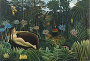 The Dream (1910), by Henri Rousseau, Museum of Modern Art, New York City.