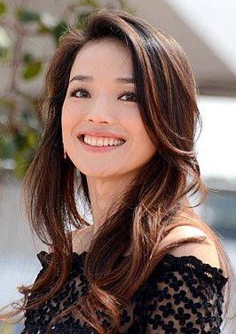 Shu Qi op het filmfestival van Cannes 2015