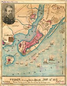 Union Attack on Fort Fisher North Carolina January 15 1865.jpg