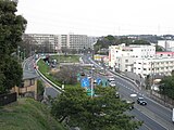 The western terminus of the expressway section