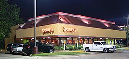 Een Denny's Diner in Dallas, Texas