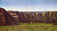 Målningen La roche de dix heures av Gustave Courbet.