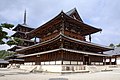 Hōryū-ji eremuko monumentu budistak.