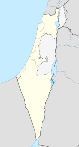 Kart som viser Golan regionale kommune.