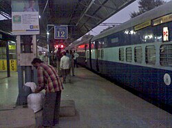 A Train in khurai station