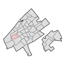 Location of Waldeck in The Hague