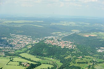 Gezicht op Marsberg/Obermarsberg