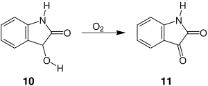 Weiteroxidation des Dioxindols[5]