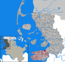 Vị trí của Norderfriedrichskoog