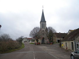 The church in Semezanges