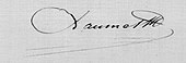 signature de Honoré Daumet