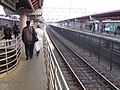 Station platform facing north