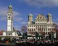 Perlachturm a radnice