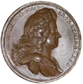 Medalla "Clementia Augusti", a nome de Xurxo I (1717). A/.