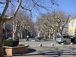 Skyline of Nans-les-Pins