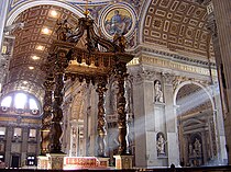 Il baldacchino di San Pietro