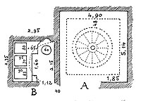 Plan of the Red-domed Cave A (cave 67)