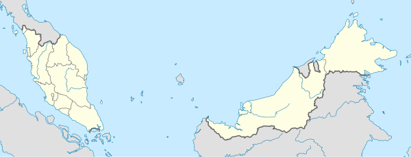 Locations of the 2014 Liga Premier teams