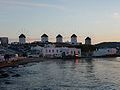 The Little Venice district in Mykonos.