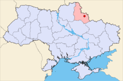 Location within the Sumy Oblast of the Ukraine