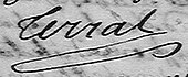 signature de Joseph Terral