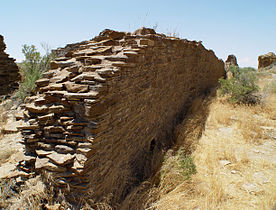 Chaco Wall, Chaco Culture National Historic Park, NM