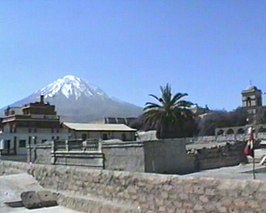 Misti gezien vanuit Arequipa