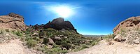 Panoramic view from Siphon Draw Trail.