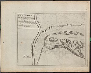 Stadt und Festung Ebernburg um 1700