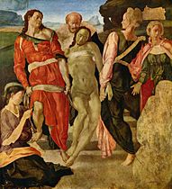 Michelangelo, Gravlegginga (1500-1501).