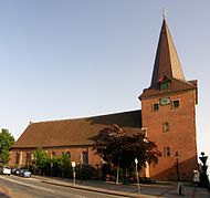 Otterndorf, St. Severi-Kirche von der Nordseite