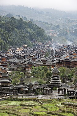 トン族集落・肇興鎮肇興村