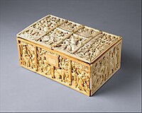 Casket with Scenes from Romances, circa 1310–30