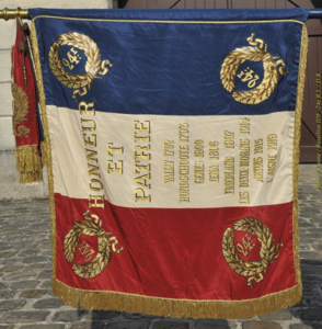 Drapeau du 24e RI (envers)