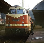 118 173-4 in Dresden Hauptbahnhof, 1972