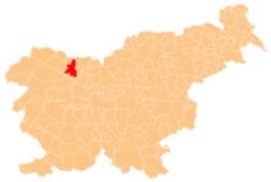 Location of the Municipality of Radovljica in Slovenia