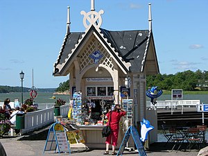 Vanhanajan kioski Naantalin vanhassakaupungissa