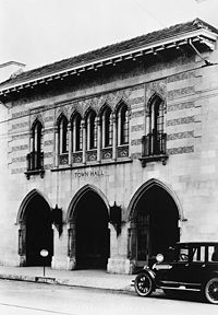 Littleton Town Hall, built 1920. Jacques Benedict, architect