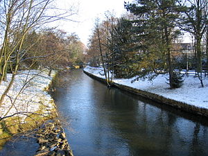 De Hönne bij de Obere Promenade