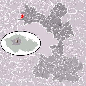 Localisation de Větrušice